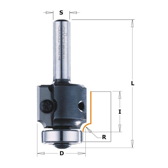 661.581.11 Frez HM wym. pł. D-32 R-8 I-24 L-77 S-12,7 CMT