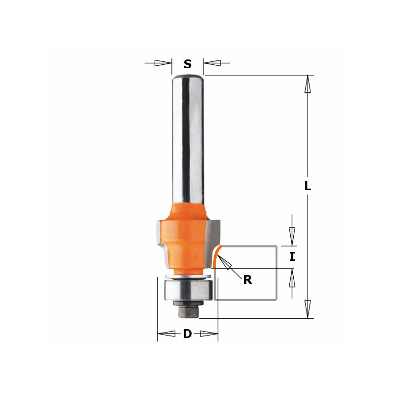 807.004.11 Frez HM D-12,7 I-9,5 L-52 S-6,35 CMT