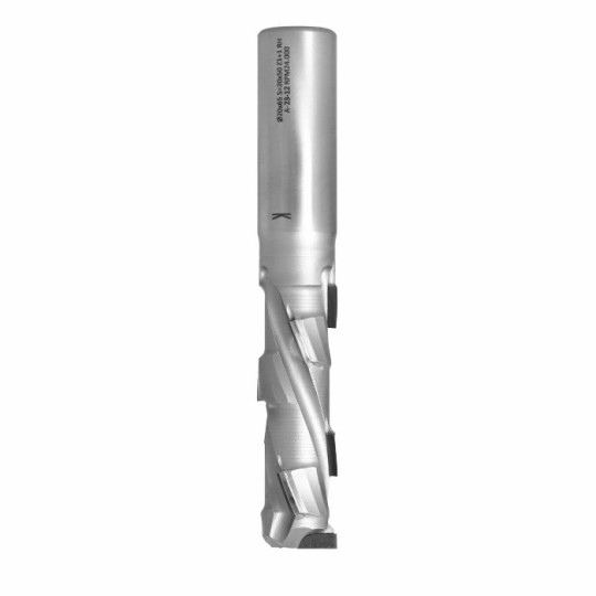 DTA.20.065.20.1SR Frez diamentowy Z1+1 D-20 I-65 L-129 S-20x50 RH (7+1)PCD H2,5 3 spirale korpus STAL ITA TOOLS