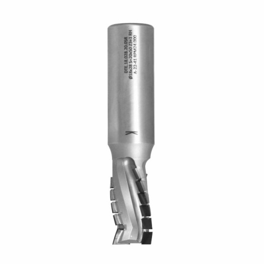 DTE.18.028.20.0SR Frez diamentowy Z3+1 D-18 I-28 L-90 S-20x50 RH (13+1)PCD H4,0 3 spirale korpus STAL ITA TOOLS