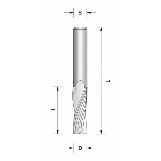 SI01.05.025.070.05R Frez VHM Z2 D-5 I-25 L-70 S-5 RH wyk. kulisty R-2,5 ITA TOOLS