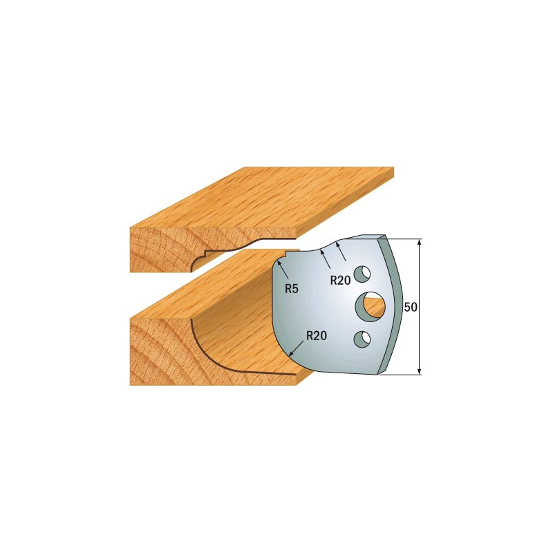 Para ogranicznik&oacute;w 50 mm CMT 691.577