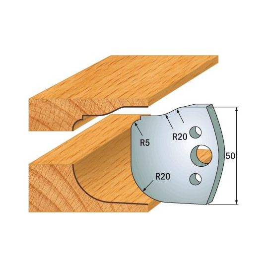 Para ogranicznik&oacute;w 50 mm CMT 691.577