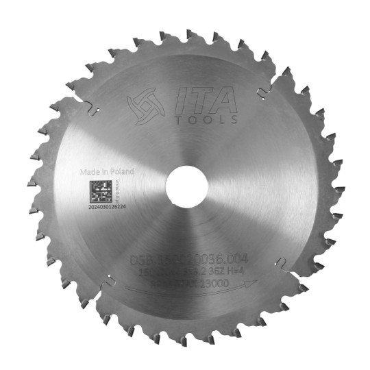 Podcinak D-150 F- 20 Z- 36 K-4,4 5,2 P-3,2 H-4 T ITA Tools DSB.150020036.004 Podcinak D-150 F- 20 Z- 36 K-4,4 5,2 P-3,2 H-4 T ITA Tools DSB.150020036.004