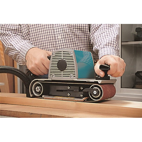 Szlifierka taśmowa trójfazowa 900W, pow. rob. 175x100mm, wym. pasa 690x100mm VIRTUEX AF11