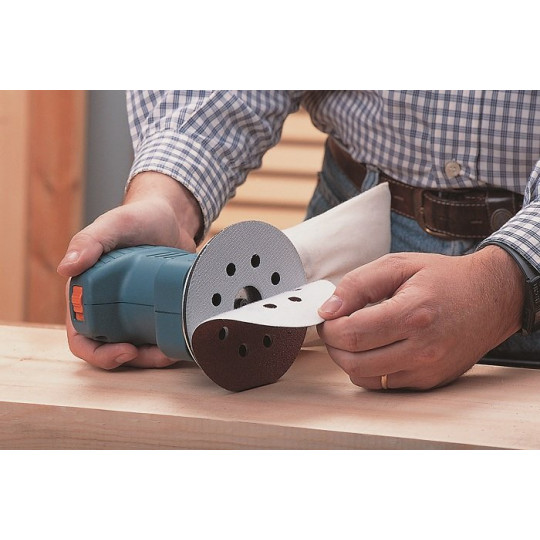 Mini-szlifierka mimośrodowa 180W, oscylacja 2mm, dysk 125mm, RPM 7000–12500 VIRTUEX RTE84H