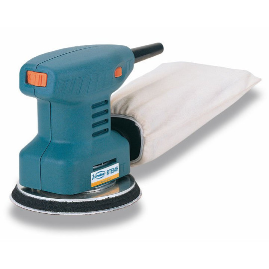 Mini-szlifierka mimośrodowa 180W, oscylacja 2mm, dysk 125mm, RPM 7000–12500 VIRTUEX RTE84H