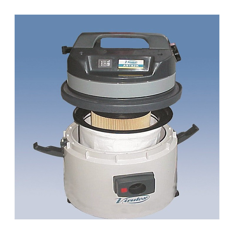 Odkurzacz przemysłowy 1200W, poj. 27l, filtr poliester + filtr drobnych pyłów VIRTUEX AS182K Odkurzacz przemysłowy 1200W, poj. 27l, filtr poliester + filtr drobnych pyłów VIRTUEX AS182K