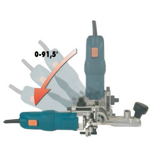 FR292R Frezarka z głowicą uchylną 750W 14.000-30.000RPM tuleja 8mm 2,2kg VIRUTEX