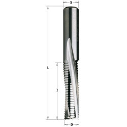 Frez spiralny zgrubny – negatyw