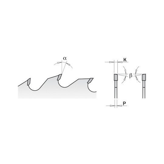 Piła do wielopił o cienkim zębie