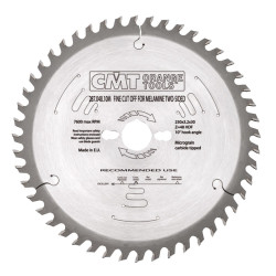 Piły do materiałów dwustronnie laminowanych