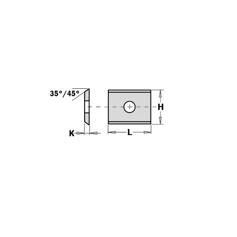 20124 Płytka HM 19,5x12,0x1,5mm HC05 ITA TOOLS 20124 Płytka HM 19,5x12,0x1,5mm HC05 ITA TOOLS
