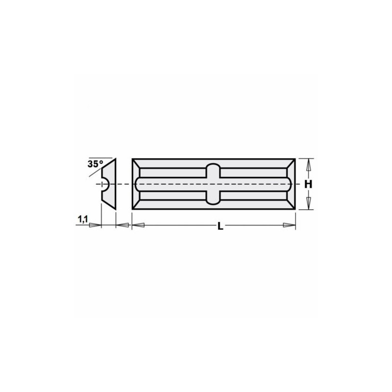 520414 Płytka HM 20,0x4,1x1,1mm MG06 ITA TOOLS 520414 Płytka HM 20,0x4,1x1,1mm MG06 ITA TOOLS