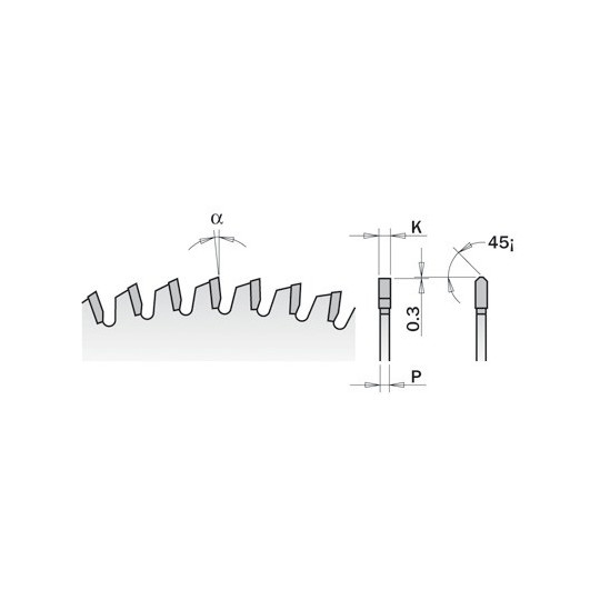 Piła do materiałów nieżelaznych oraz płyt laminowanych Piła do materiałów nieżelaznych oraz płyt laminowanych