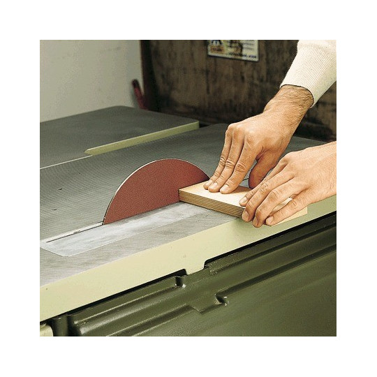 Tarcza ustawiająca tarczę główną i dysk szlifujący