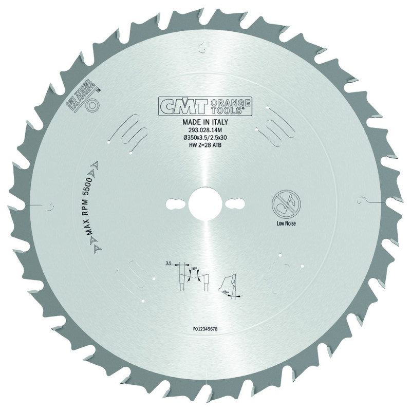 293.028.14M Piła tarcza do cięcia wzdłużnego CMT