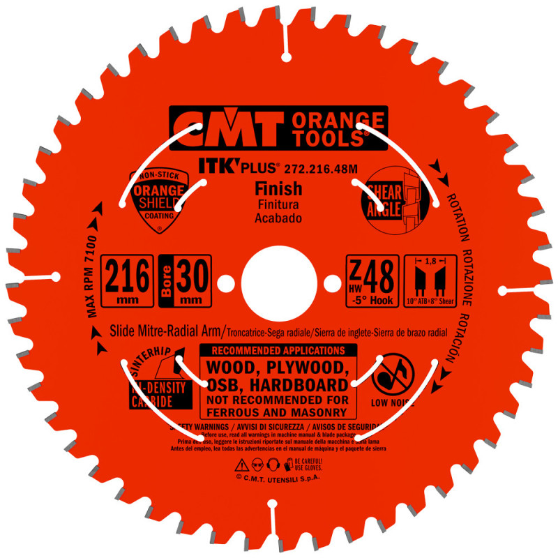 272.216.48M Piła tarcza ultracienka do pił ukosowych CMT
