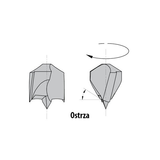 Wiertło nieprzelotowe długie Wiertło nieprzelotowe długie