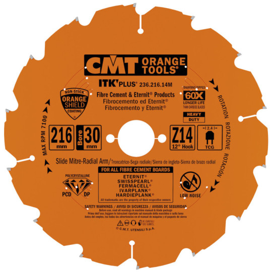 236.216.14M Piła tarcza diamentowa do materiał&oacute;w ultratwardych CMT