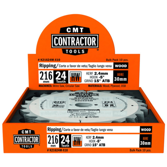 K21624M-X10 Piła tarcza konstruktorska CMT