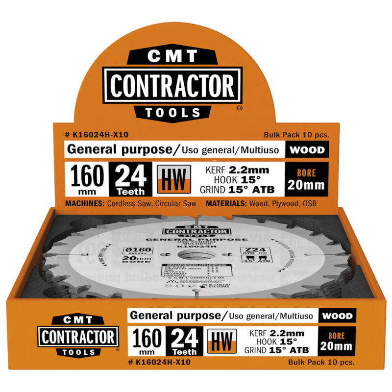 K16024H-X10 Piła tarcza konstruktorska CMT