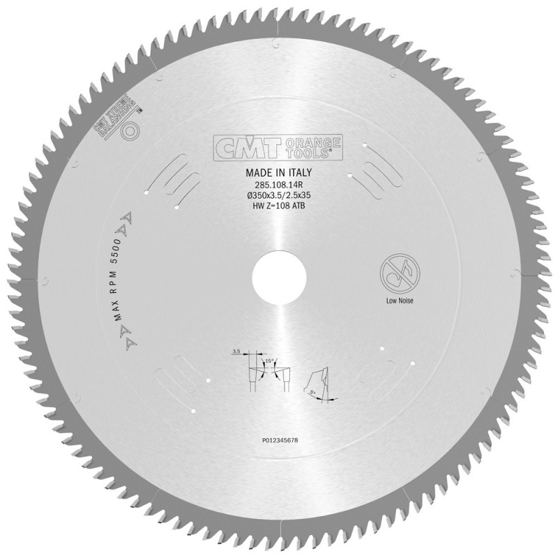 285.108.14R Piła tarcza wykończeniowa CMT