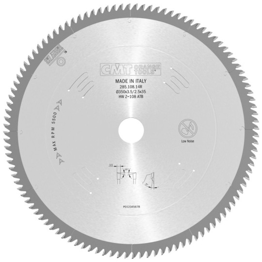 285.108.14R Piła tarcza wykończeniowa CMT