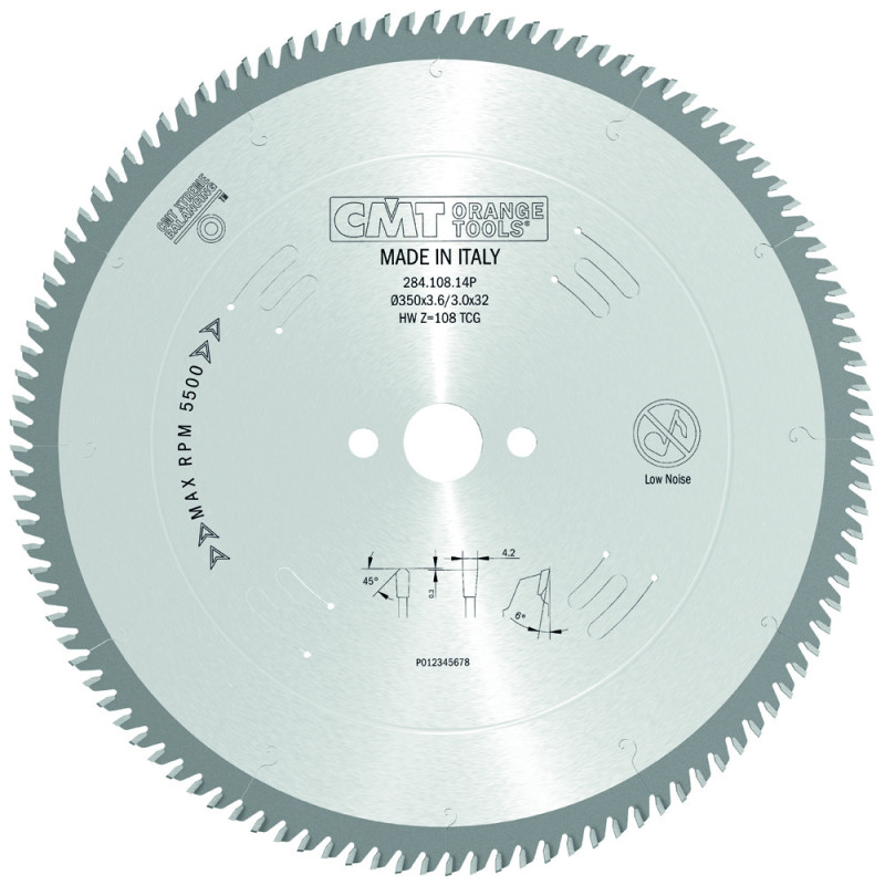 284.108.14P Piła tarcza do materiał&oacute;w nieżelaznych oraz plastiku CMT
