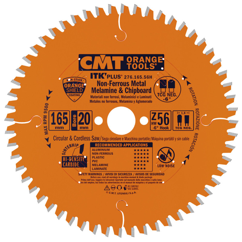 276.165.56H Piła tarcza ITK D165 B20(15,87) Z56 2/6/32 1,8/1,2 CMT