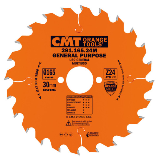 291.165.24M Piła tarcza uniwersalna do elektronarzędzi CMT