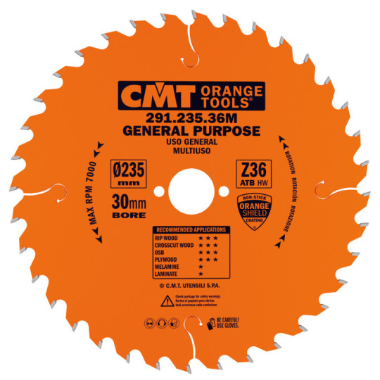 291.235.36M Piła tarcza uniwersalna do elektronarzędzi CMT