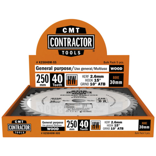 K25040M-X05 Piła tarcza konstruktorska CMT