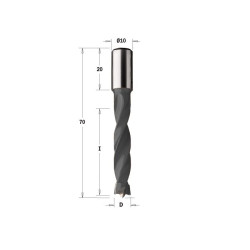 Wiertło nieprzelotowe długie