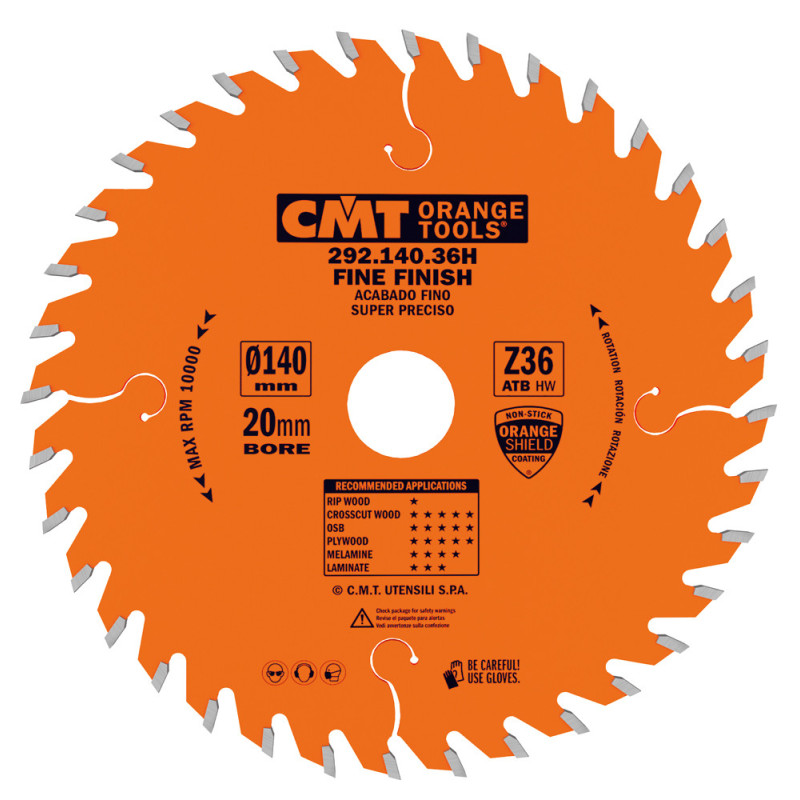 292.140.36H Piła tarcza do cięcia poprzecznego do elektronarzędzi CMT