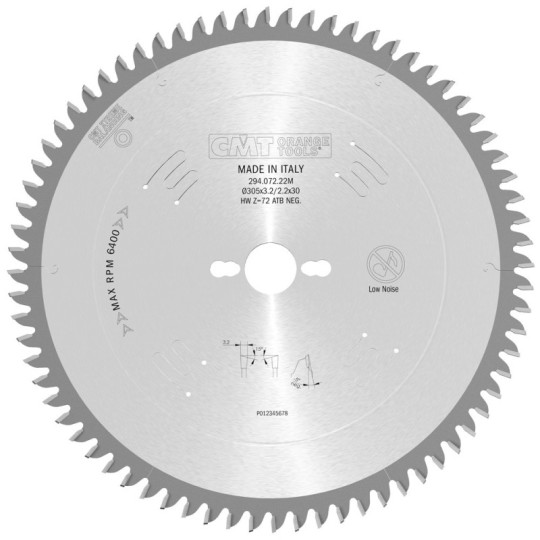 294.072.22M Piła tarcza wykończeniowa CMT