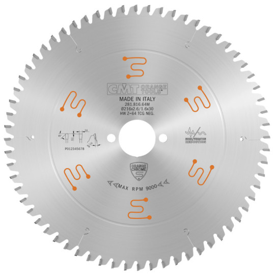 281.816.64M Piła HM D216 K2,6/1,6 F30 Z64 TCG NEG CMT