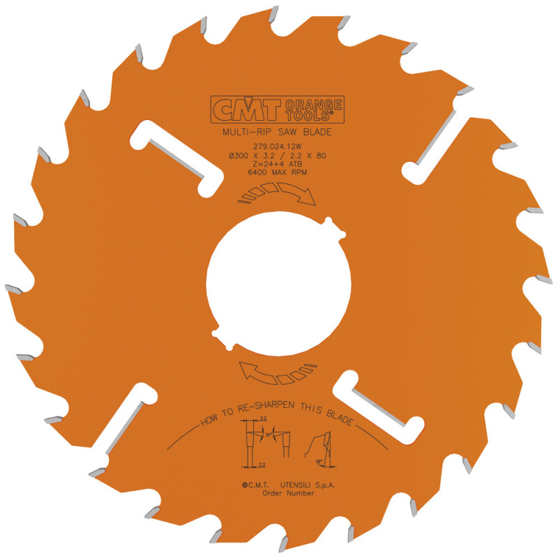 279.024.12W Piła tarcza do wielopił CMT