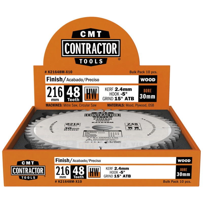 K21648M-X10 Piła tarcza konstruktorska CMT