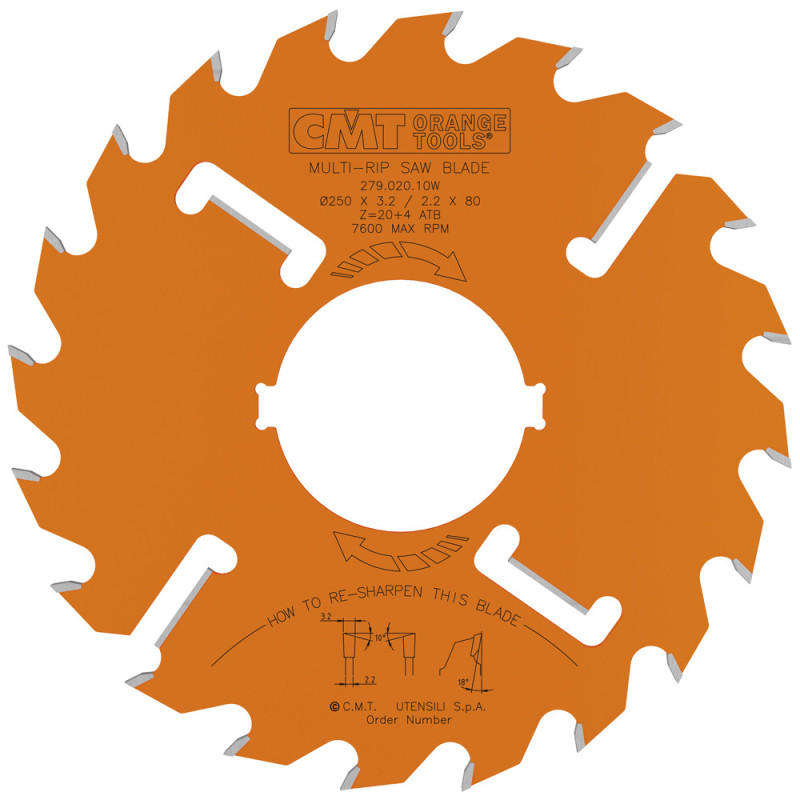 279.020.10W Piła tarcza do wielopił CMT