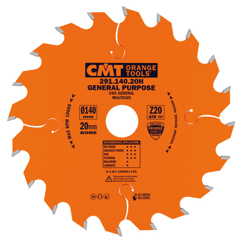 291.140.20H Piła tarcza uniwersalna do elektronarzędzi CMT