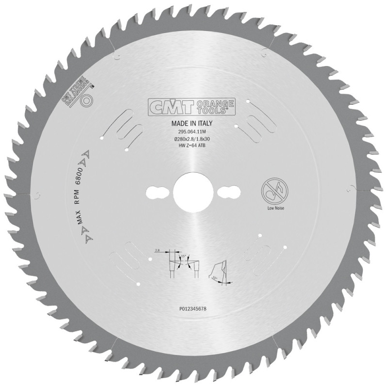 295.064.11M Piła tarcza do cięcia poprzecznego i wzdłużnego CMT