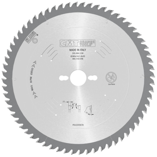 295.064.11M Piła tarcza do cięcia poprzecznego i wzdłużnego CMT