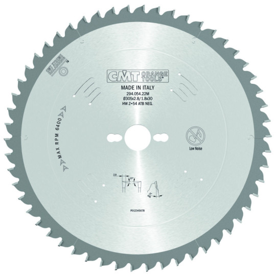 294.054.22M Piła tarcza do cięcia poprzecznego i wzdłużnego CMT