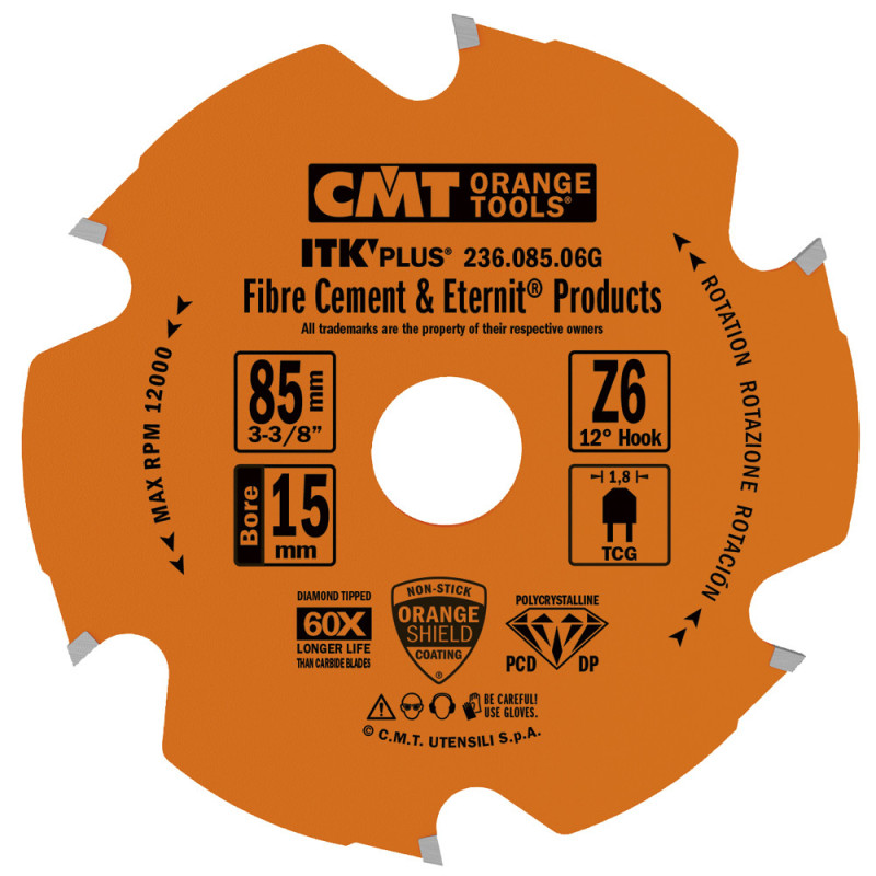 236.085.06G Piła tarcza DP D-85 Z-6 F-15 K/P-1,8/1,4 mm CMT