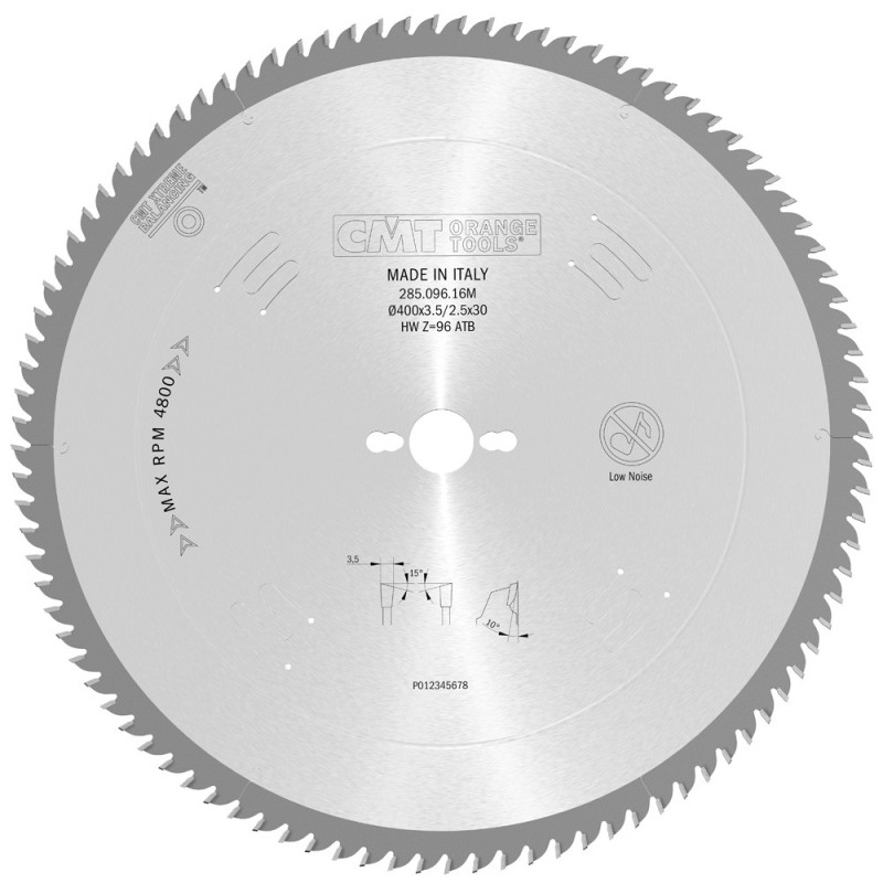 285.096.16M Piła tarcza wykończeniowa CMT