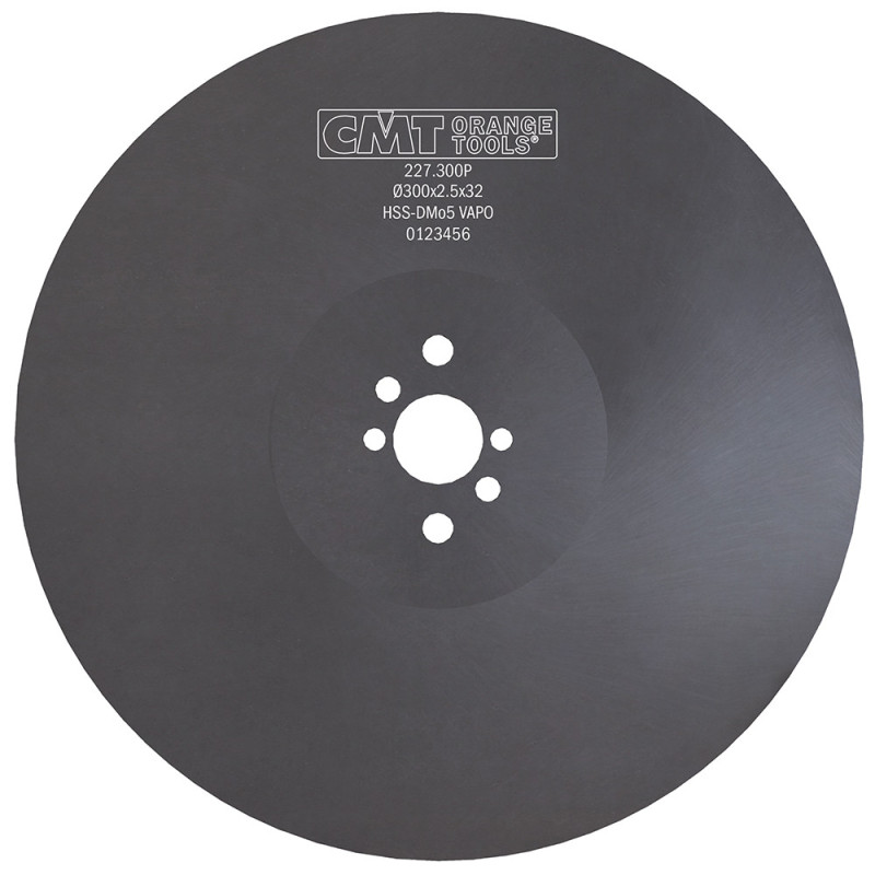 Piła tarcza HSS (nieostrzona) D300 F32 K2,5 Powłoka VAPO PH: 2/8/45 + 2/9/50 + 2/11/63 CMT 227.300P