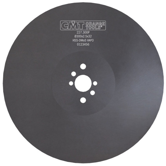 Piła tarcza HSS (nieostrzona) D300 F32 K2,5 Powłoka VAPO PH: 2/8/45 + 2/9/50 + 2/11/63 CMT 227.300P