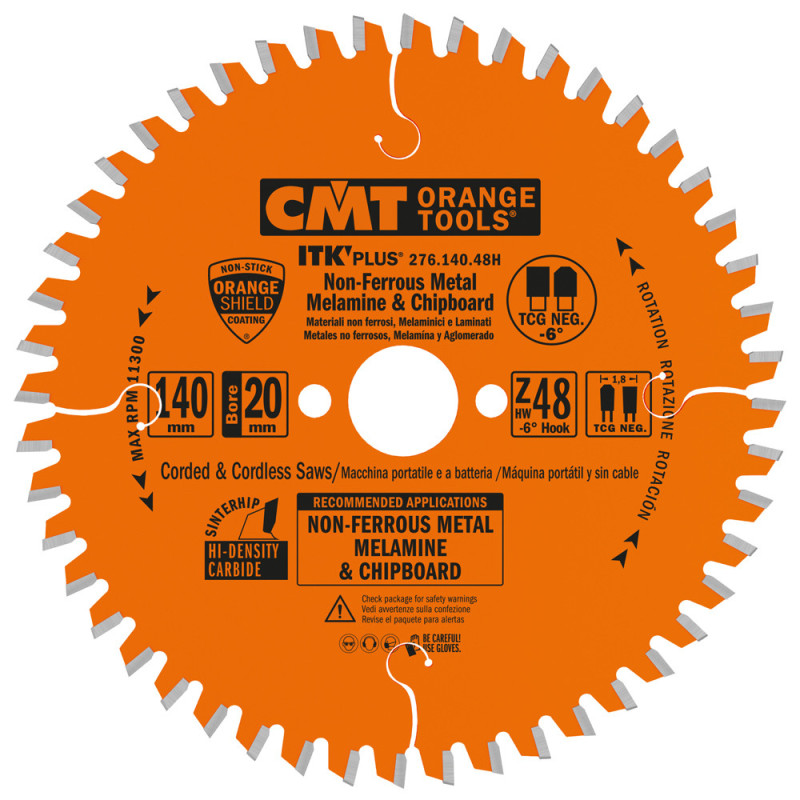Piła tarcza ITK D140 B20 Z48 2/6/32,5 K1,8 P1,2 CMT 276.140.48H
