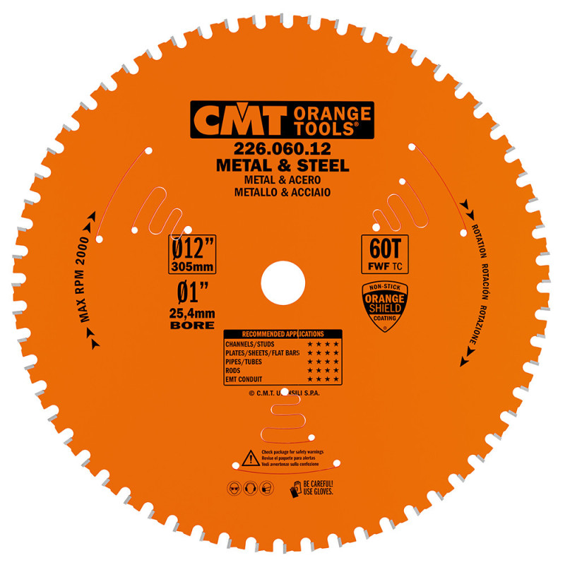 226.060.12 Piła tarcza do cięcia stali &bdquo;na sucho&rdquo; CMT